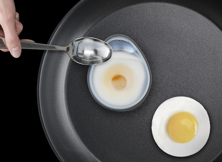 东阳厂家 食品级耐高温硅胶水煎蛋模具早餐少油煎蛋厨房烘焙工具