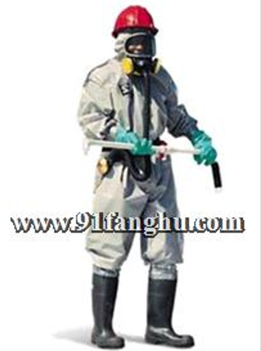 B级防护服/连体防化服-耐酸碱防护服-半封闭式化学防护服