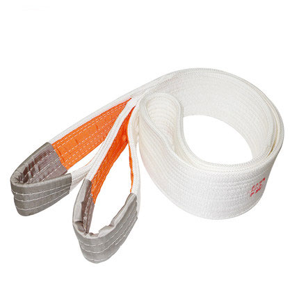 丙纶一次性白色吊装带吊运钢管配套不回收吊带