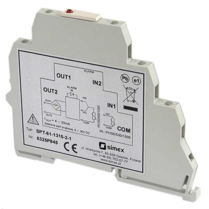 Simex 温度变送器SPT-61东莞弘旭机电专业代理