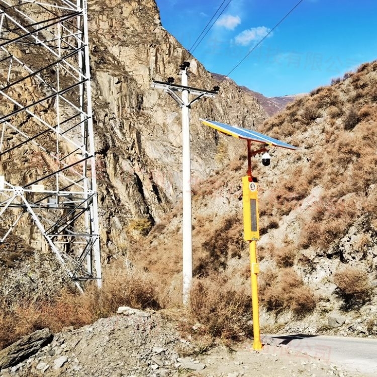 青禾智造电力设施危险区域提示杆山间森林防火安全设备