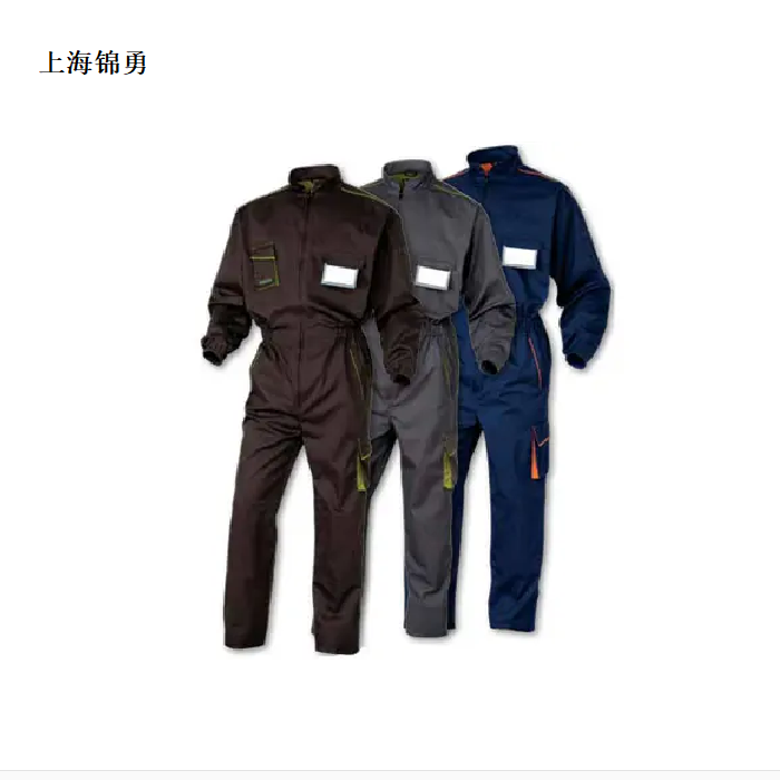 藏青色连体服，代尔塔连体服，马克6系列连体服/65%涤/35%棉材料连体服，松紧袖口连体服，连体式工作服，多口袋连体服