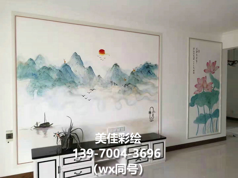 九江湖口墙体彩绘—艺术与环境的完美结合【美佳彩绘】