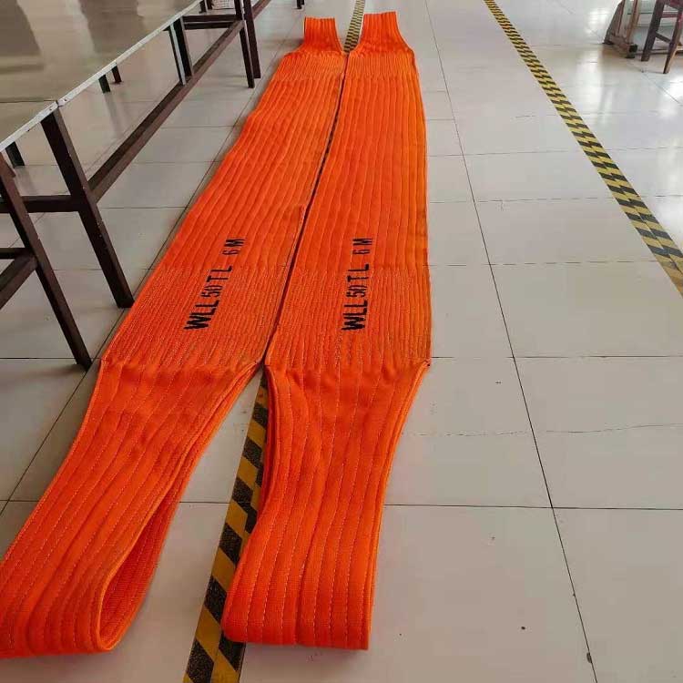 大吨位国标柔性吊装带200吨双扣型起重吊带250T15M20M软吊带吊绳