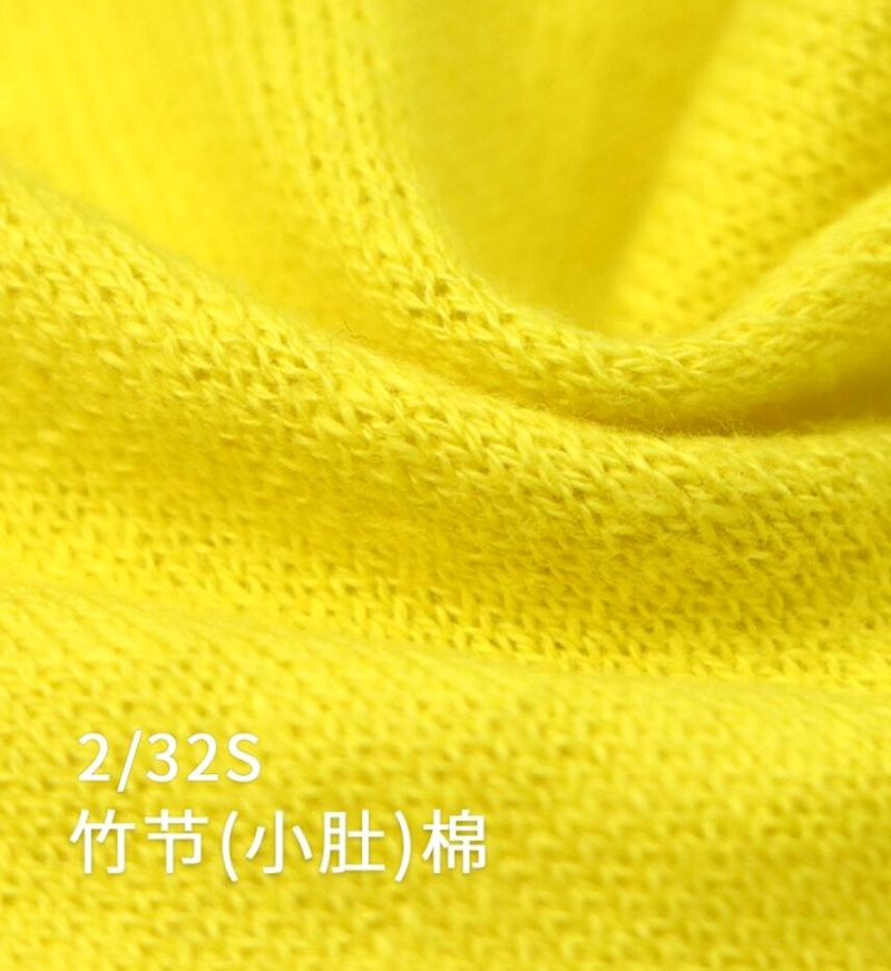 竹节棉纱线，小肚棉纱线 2/32NM 100%棉