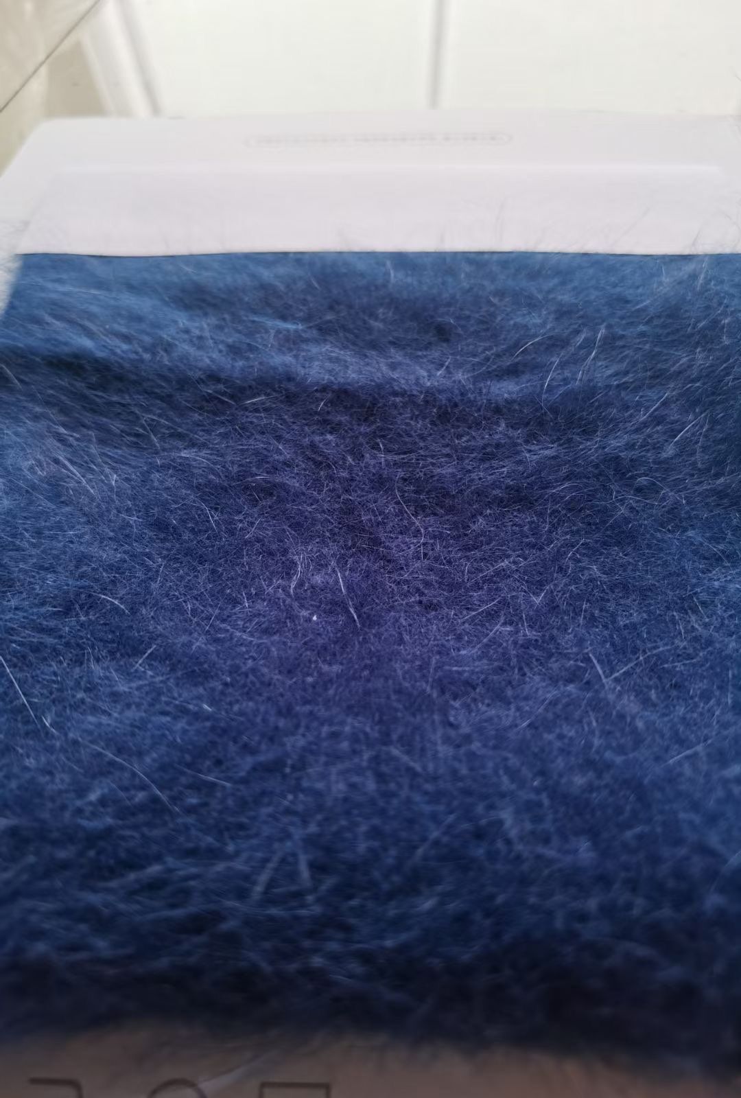 高档毛衣纱线面料： 2/14nm长毛水貂毛纱线 60%兔毛和40%尼龙