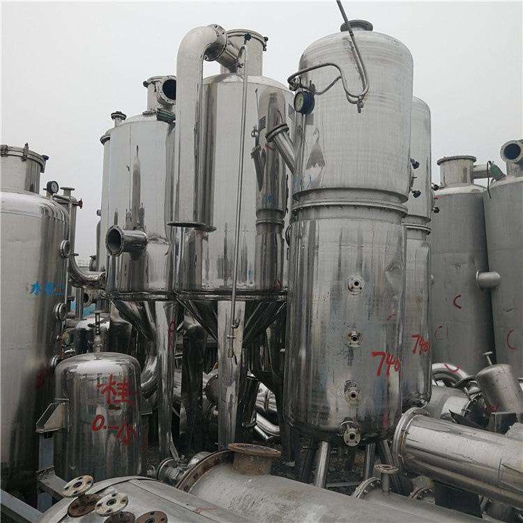出售二手印染厂废水蒸发器 7吨钛材强制循环蒸发器 加工定制
