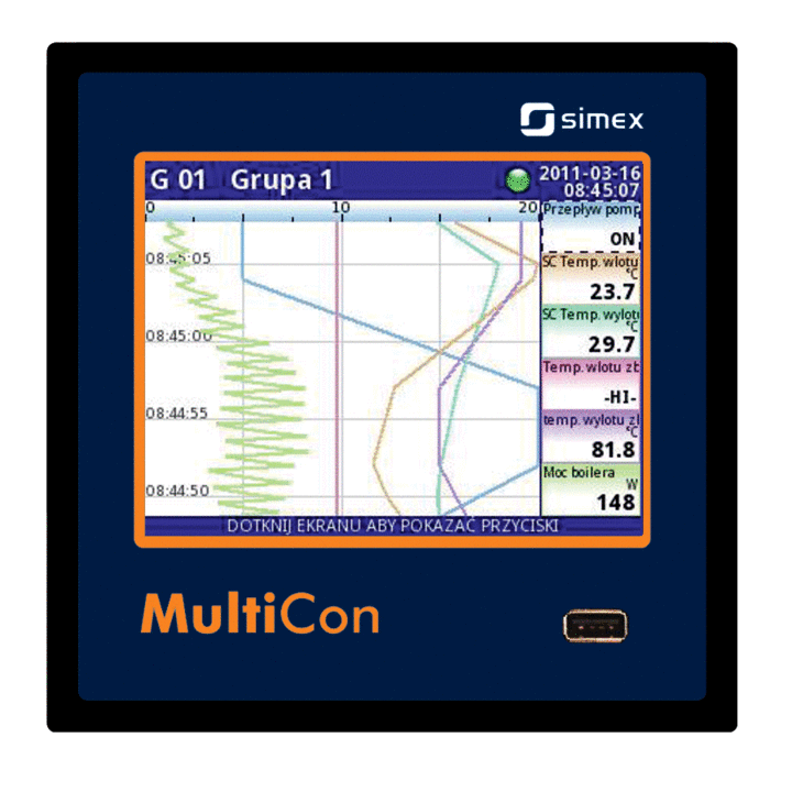 CMC-99  MultiCon = 仪表 + 控制器 + 记录仪 + HMI + SCADA 合一