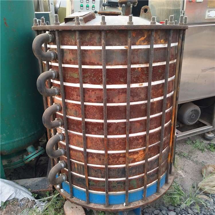 回收二手冷凝器 搪瓷片换热器 拆除化工厂设备