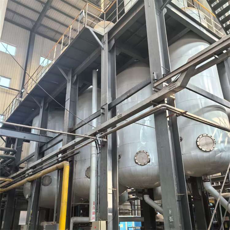 回收二手316材质MVR蒸发器 三效强制循环蒸发器 招标化工厂设备